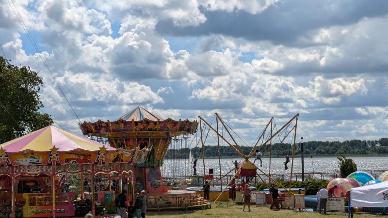 Die Schachfreunde beim Hafenfest am Sonntag