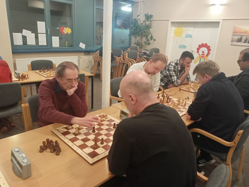 Vierter Spieltag Vereinsmeisterschaft Schachfreunde Wedel 2023